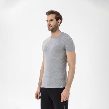  Routefield Tim Erkek Gri Tişört