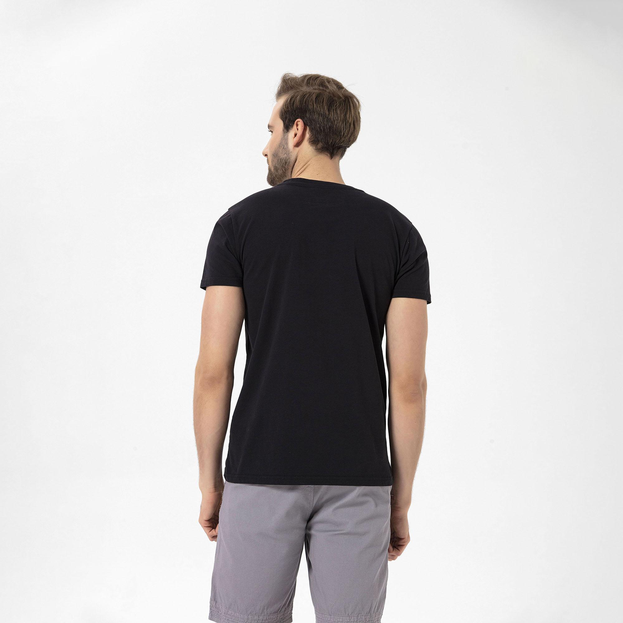 Routefield Trevor Erkek Siyah Tişört