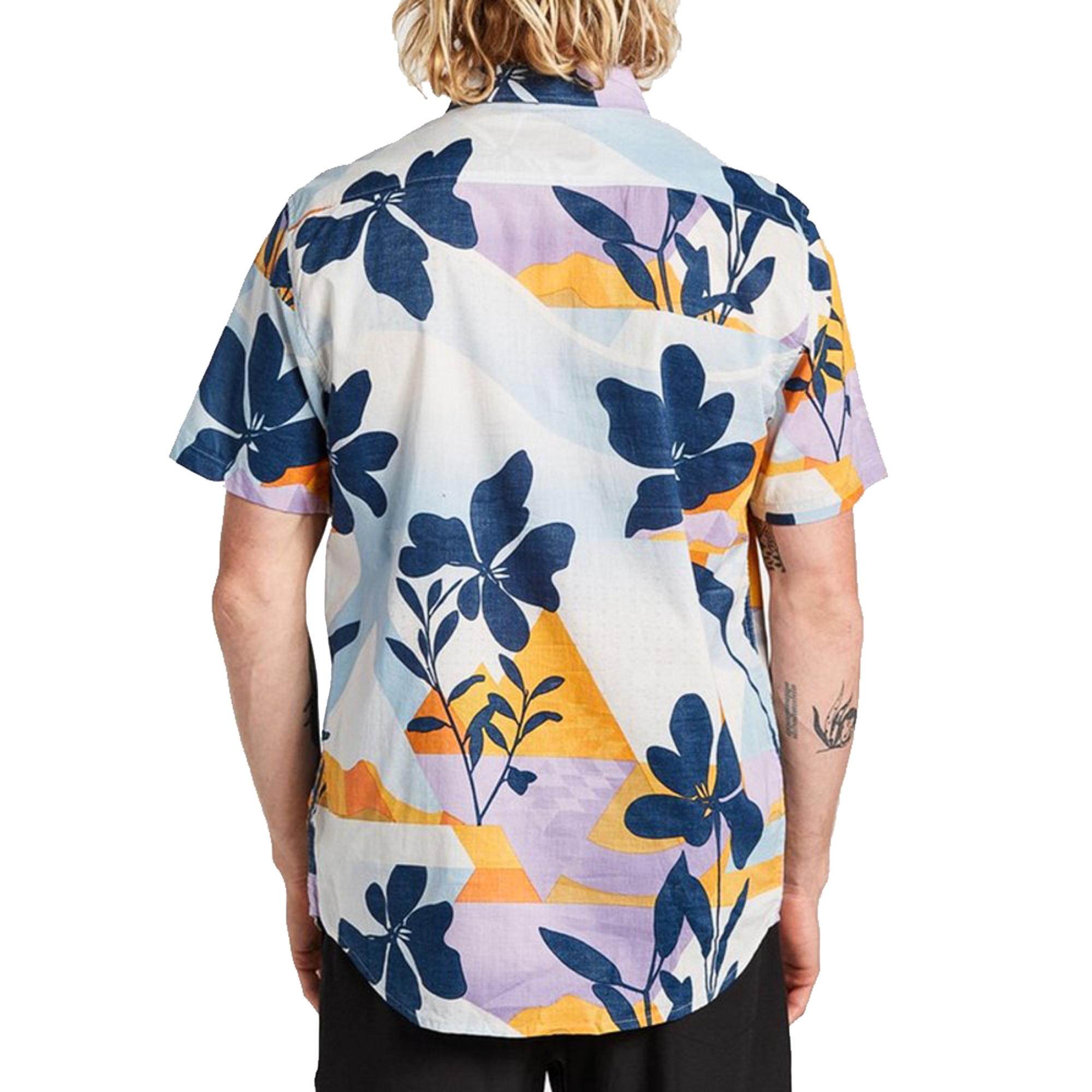 Billabong Sundays Floral Ss Erkek Mavi Gömlek