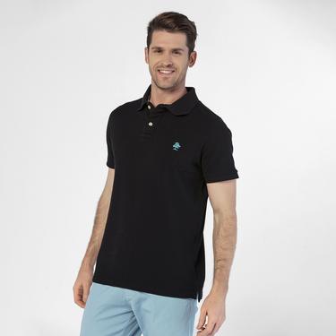  Routefield Patriot Erkek Siyah Polo Tişört