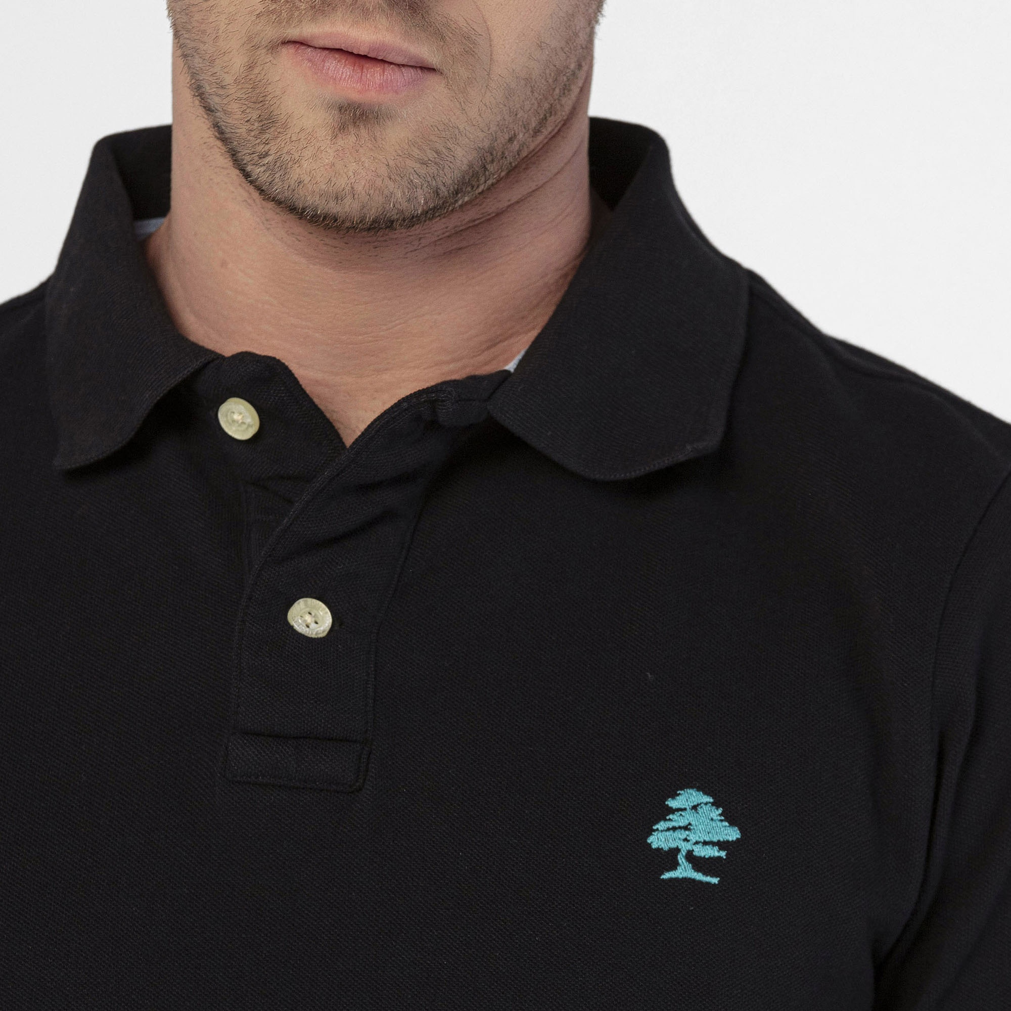 Routefield Patriot Erkek Siyah Polo Tişört