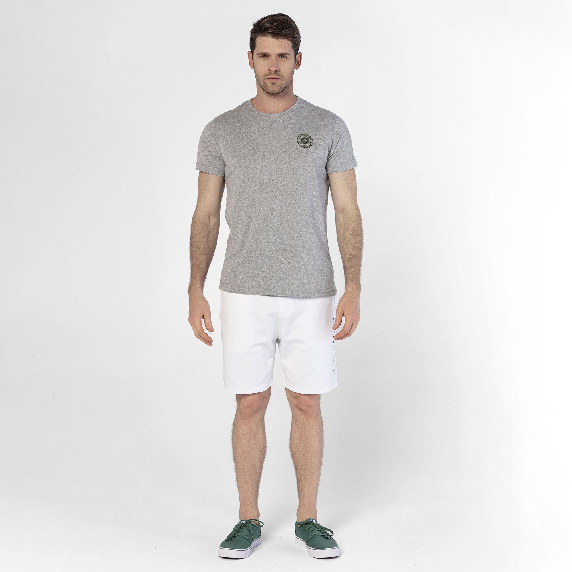 Routefield Timothy Erkek Gri Tişört