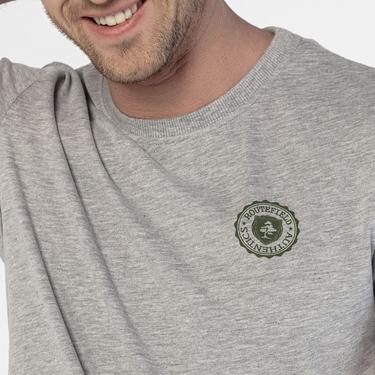  Routefield Timothy Erkek Gri Tişört