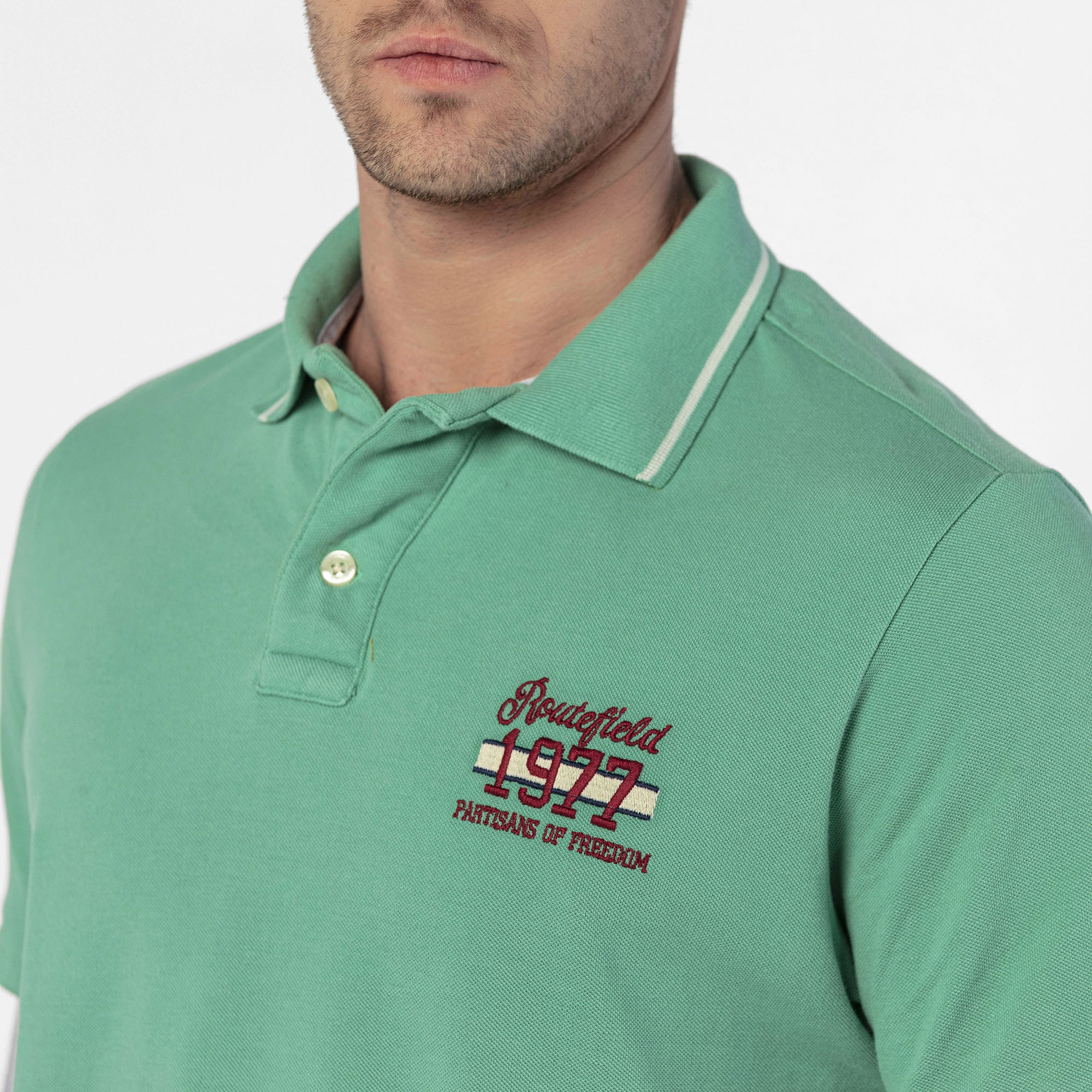 Routefield Paden Erkek Yeşil Polo Tişört