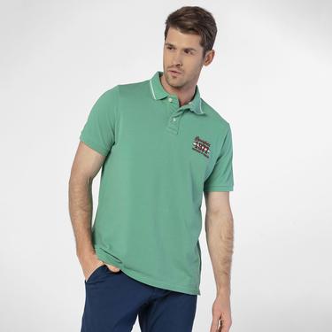  Routefield Paden Erkek Yeşil Polo Tişört