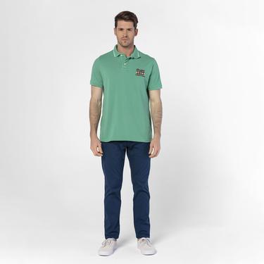  Routefield Paden Erkek Yeşil Polo Tişört