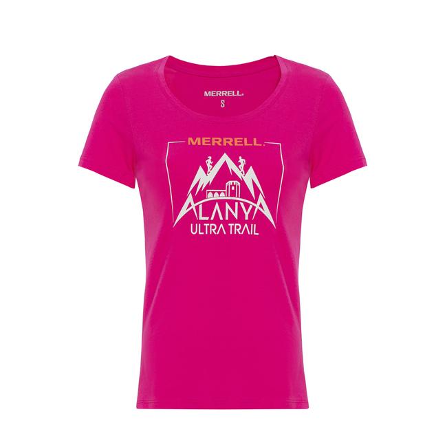  Merrell Trail Kadın Pembe Tişört