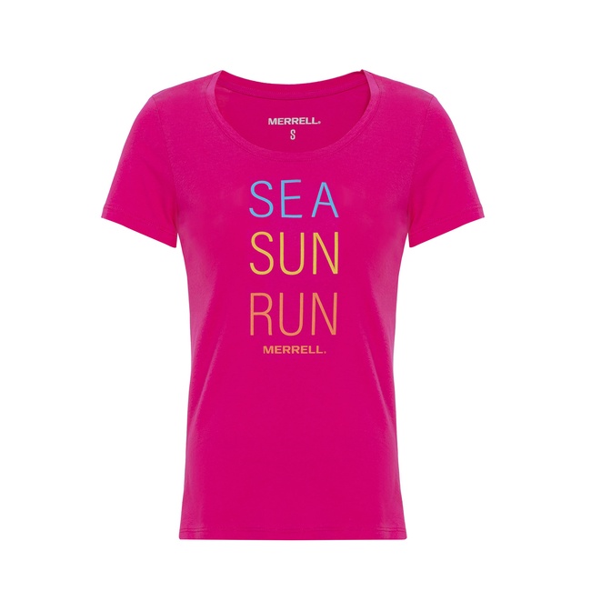  Merrell Motto Kadın Pembe Tişört