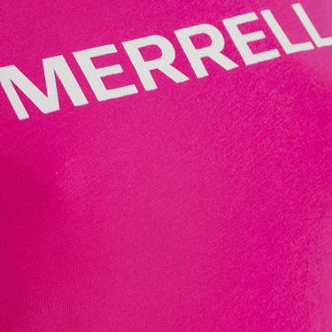  Merrell Logo Kadın Pembe Tişört