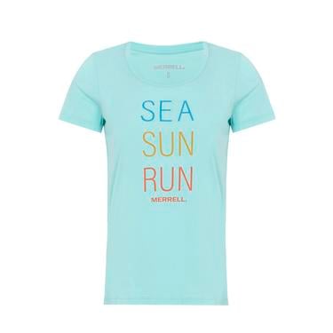  Merrell Motto Kadın Mavi Tişört