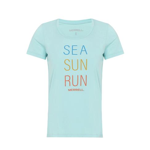  Merrell Motto Kadın Mavi Tişört