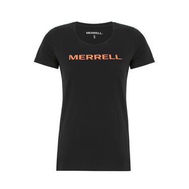  Merrell Logo Kadın Siyah Tişört