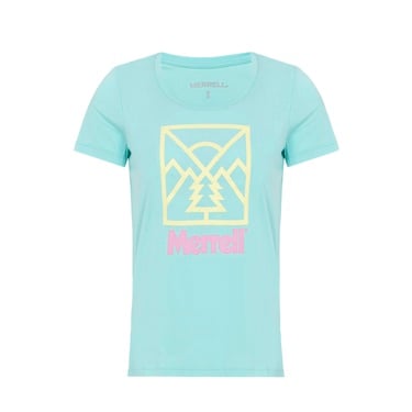  Merrell Scene Kadın Mavi Tişört