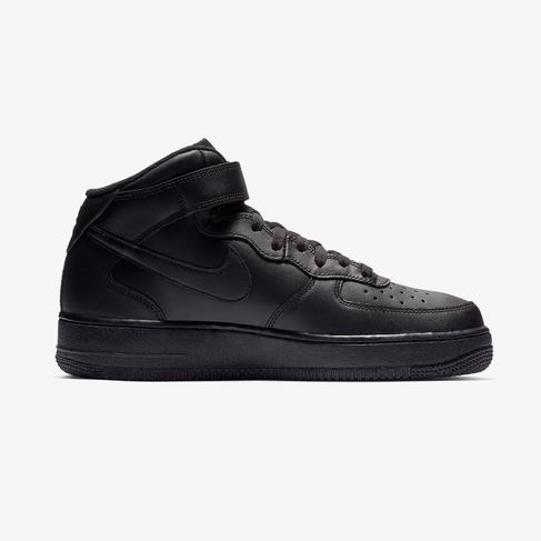  Nike Air Force 1 Mid '07 Erkek Siyah Spor Ayakkabı