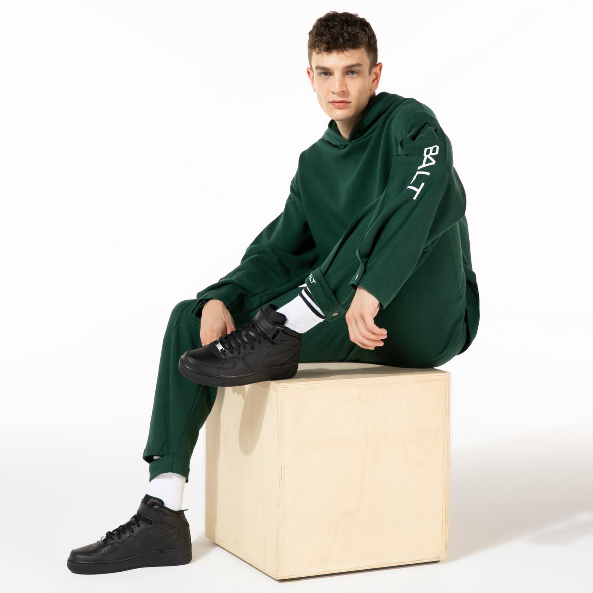 Nike Air Force 1 Mid '07 Erkek Siyah Spor Ayakkabı