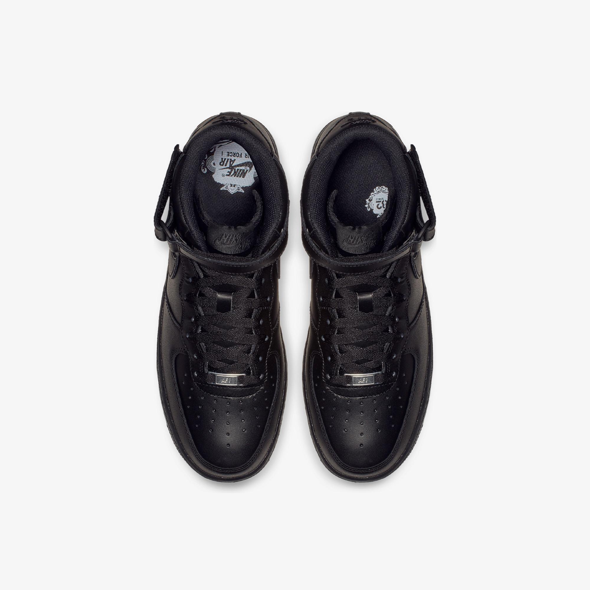 Nike Air Force 1 Mid '07 Erkek Siyah Spor Ayakkabı