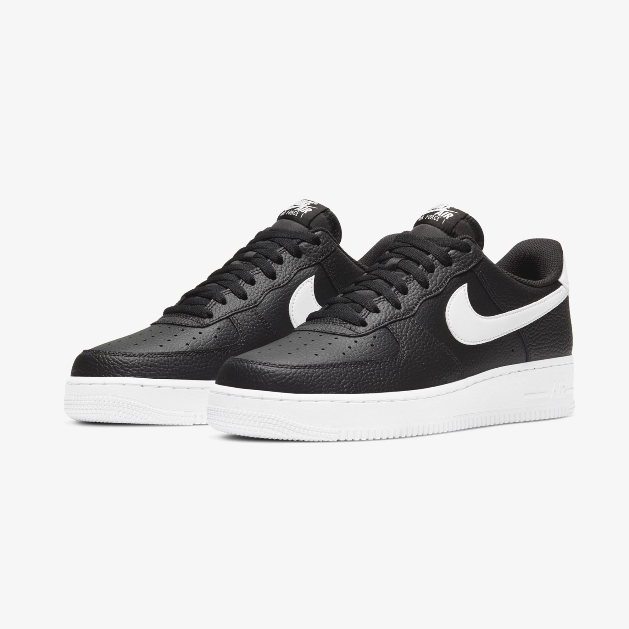 Nike Air Force 1 '07 Erkek Siyah Spor Ayakkabı