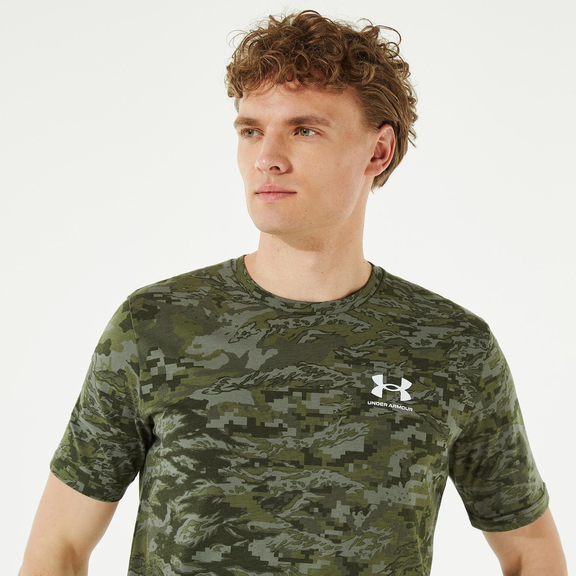 Under Armour Abc Camo Erkek Yeşil Günlük T-Shirt