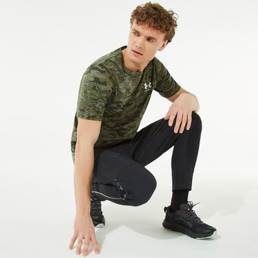  Under Armour Abc Camo Erkek Yeşil Günlük T-Shirt