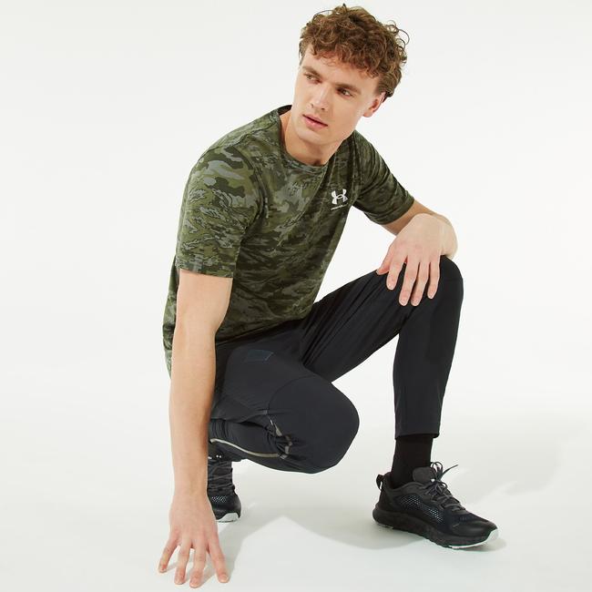  Under Armour Abc Camo Erkek Yeşil Günlük T-Shirt