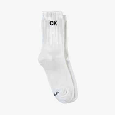  Clavin Klein Kadın Beyaz Çorap