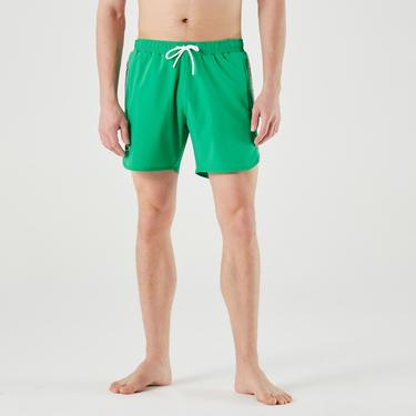  Lacoste Erkek Baskılı Yeşil Mayo Şort