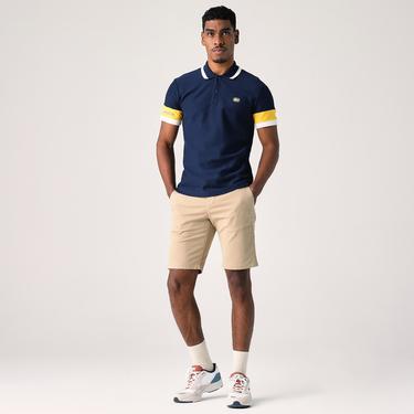  Lacoste Erkek Slim Fit Bej Bermuda