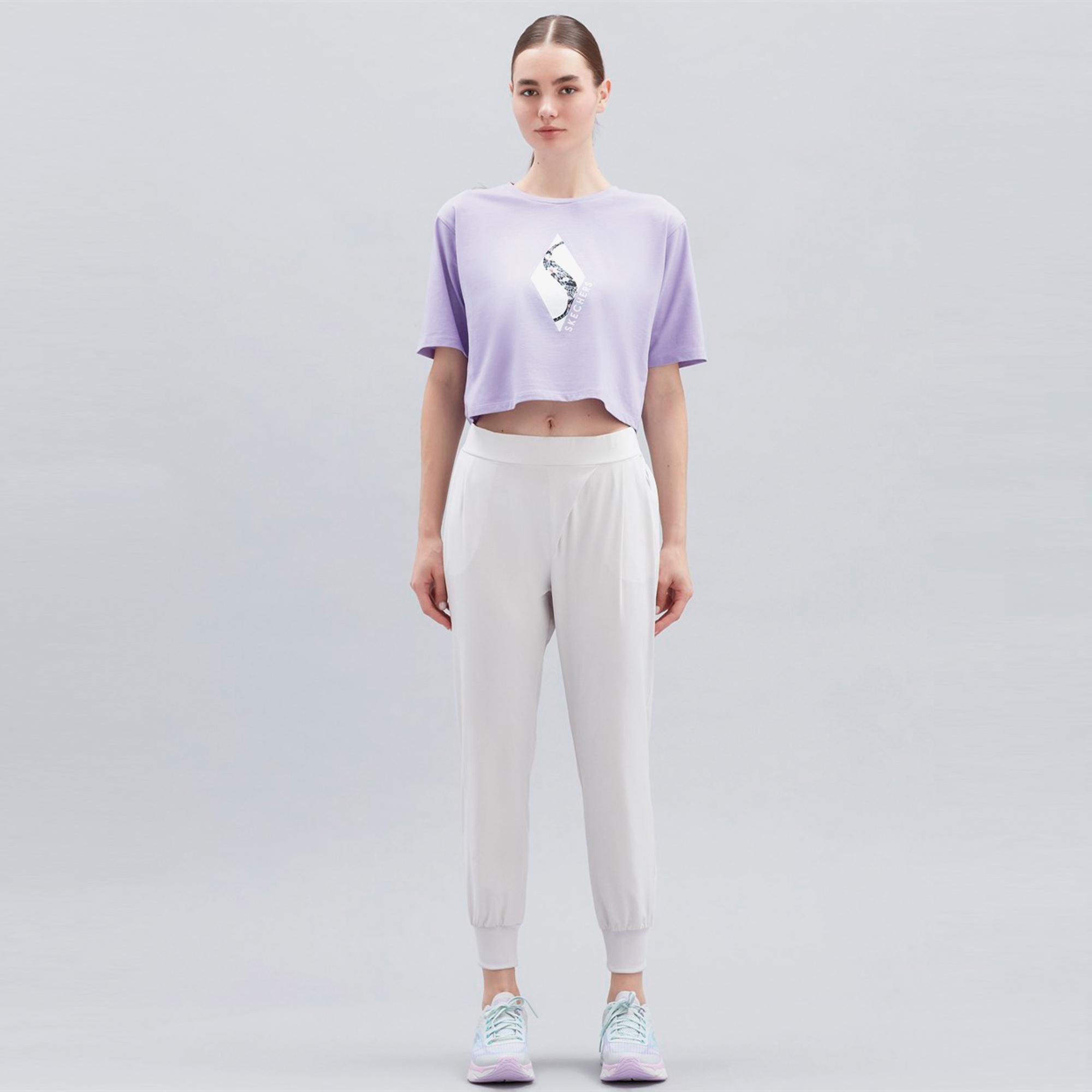 Skechers Micro Coll Daily Kadın Beyaz Eşofman Altı