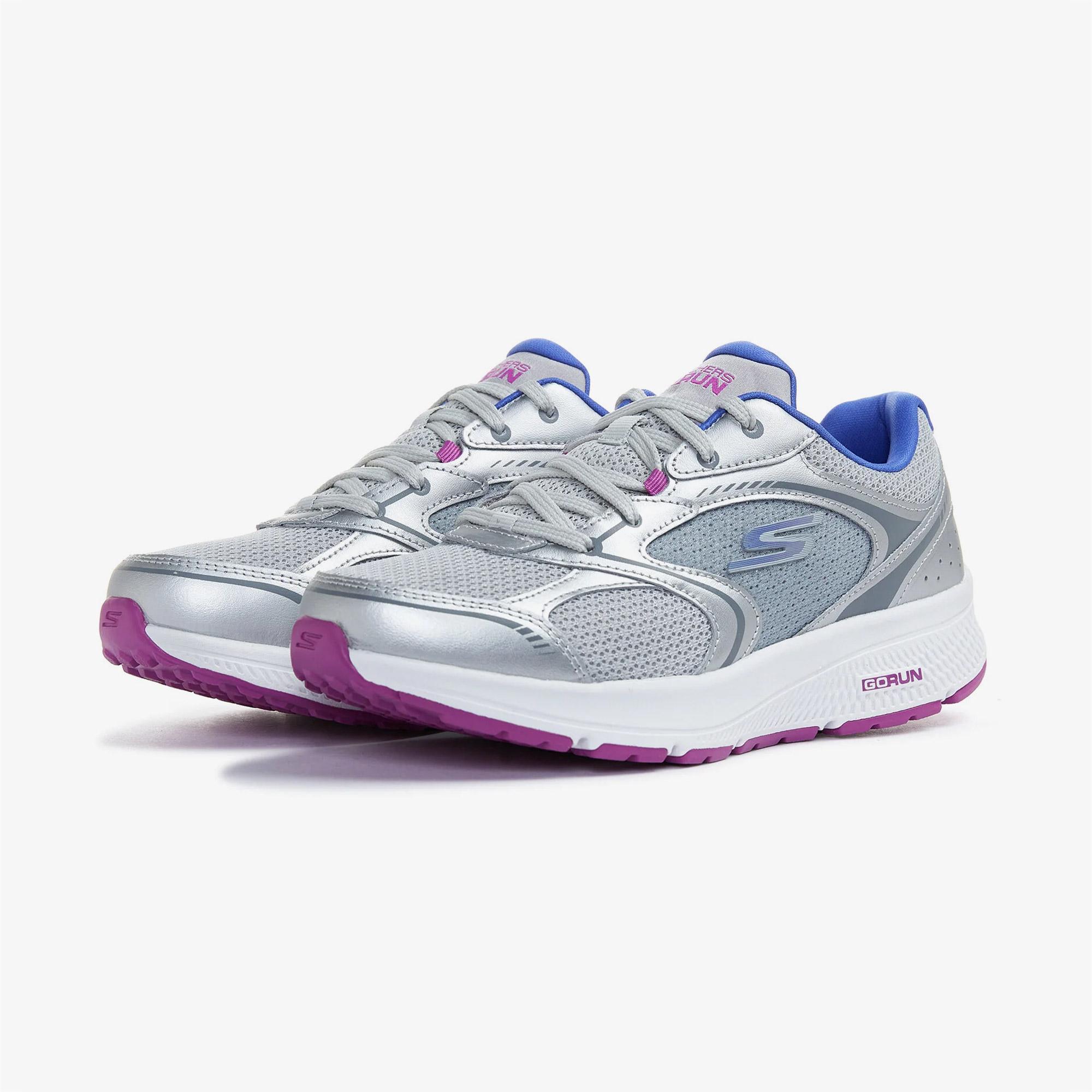 Skechers Go Run Consistent Kadın Gümüş Spor Ayakkabı