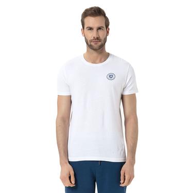  Routefield Timothy Erkek Beyaz Tişört