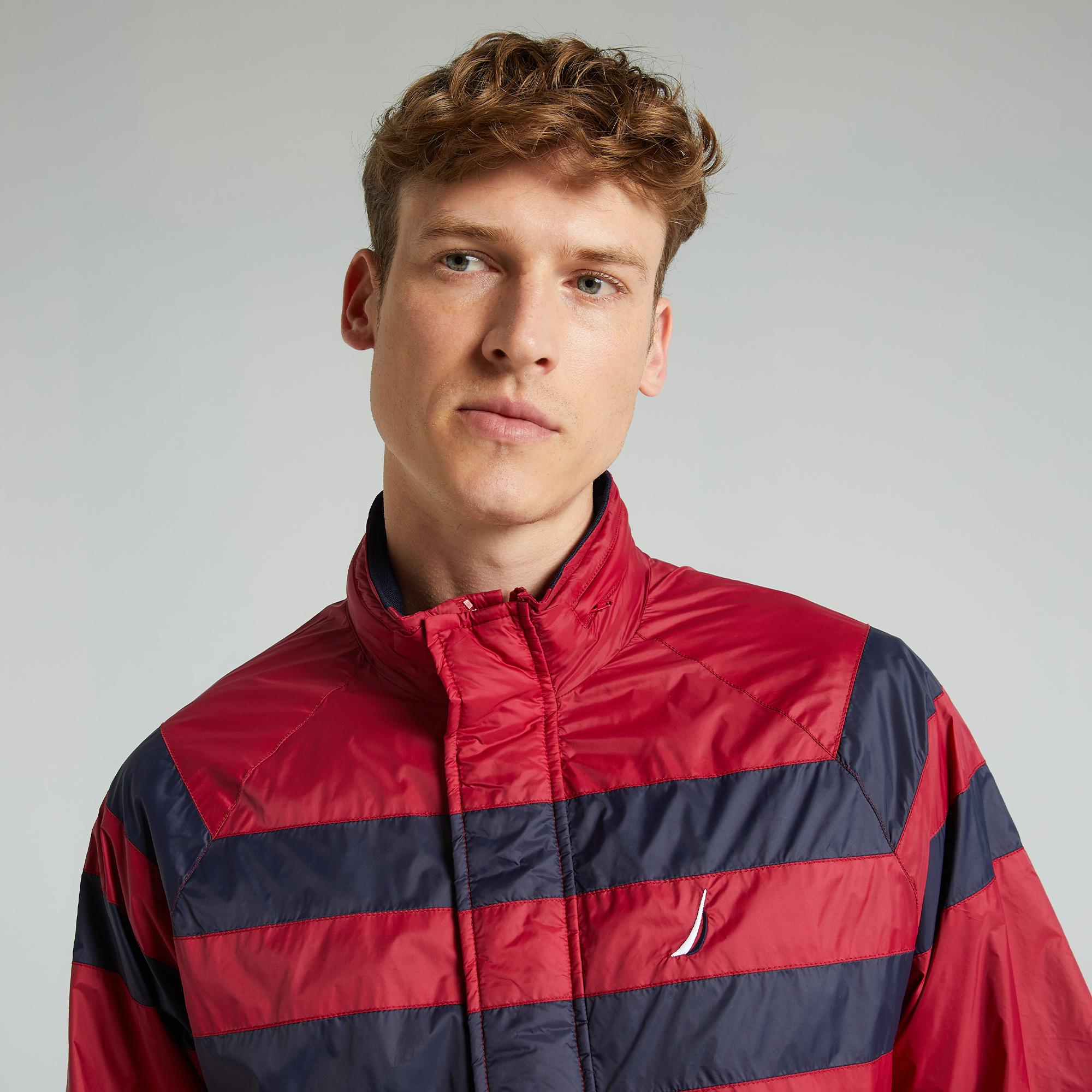 NAUTICA ERKEK KIRMIZI STANDART FIT YAĞMURLUK