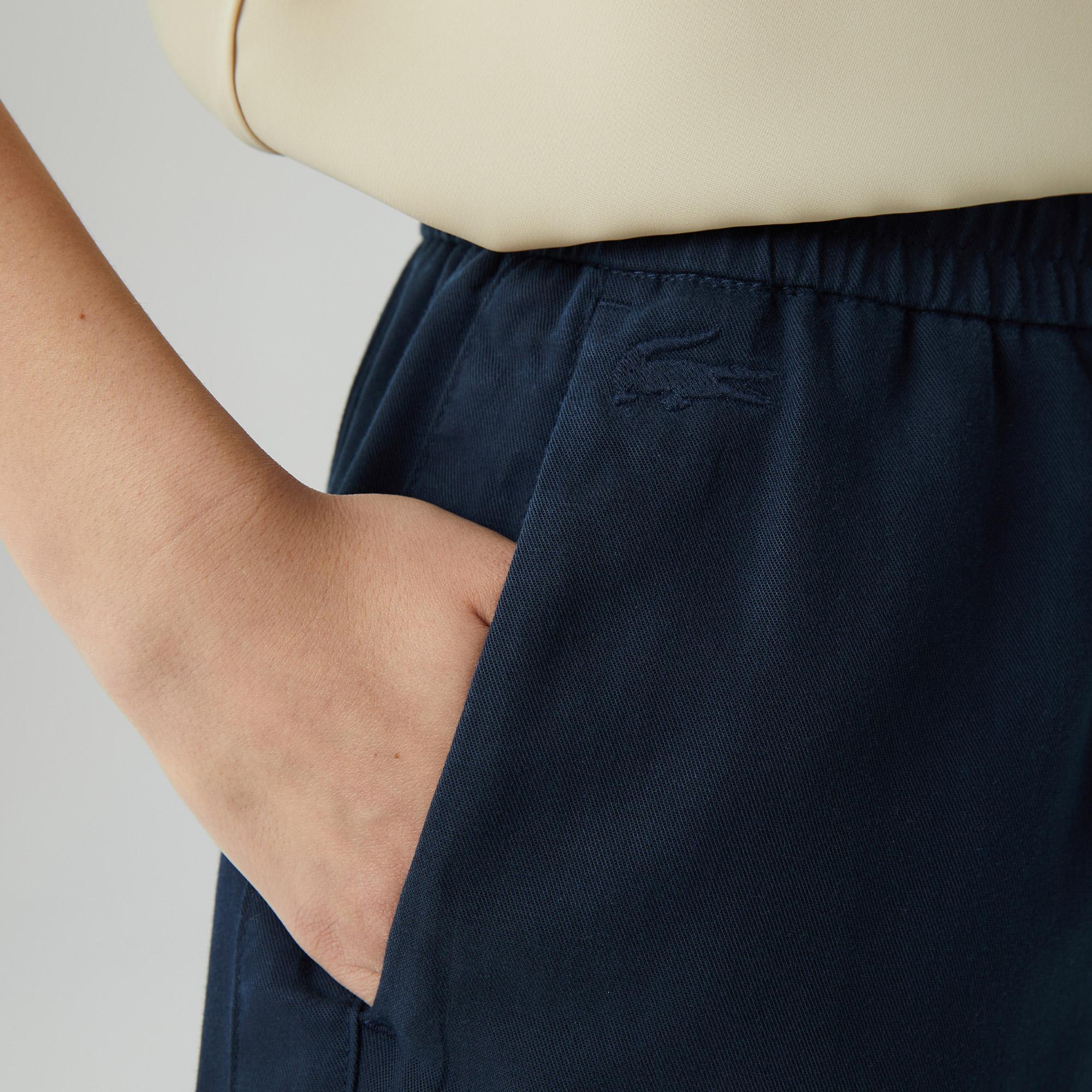 Lacoste Kadın Carrot Fit Lacivert Pantolon