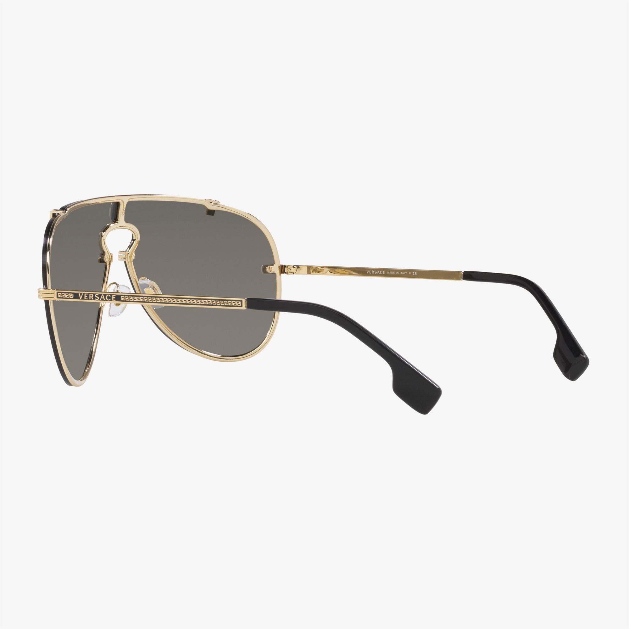 VERSACE Metal Erkek Altın Güneş Gözlüğü