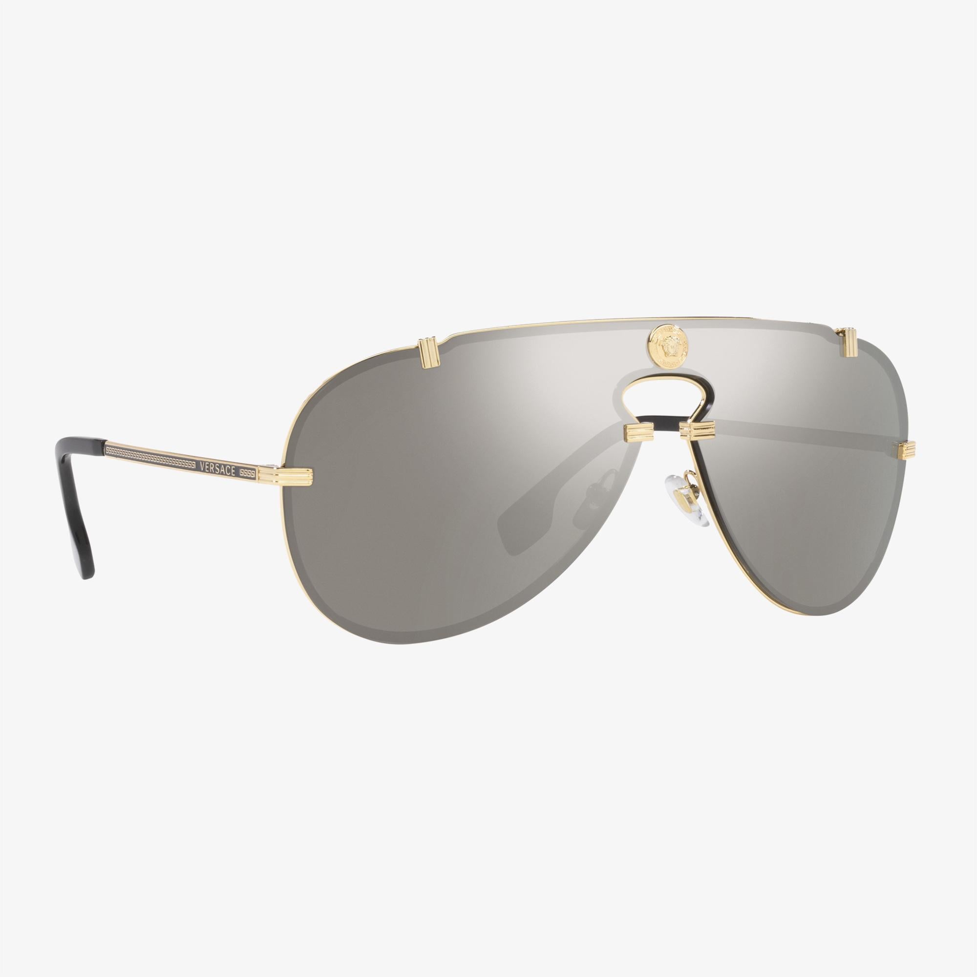 VERSACE Metal Erkek Altın Güneş Gözlüğü