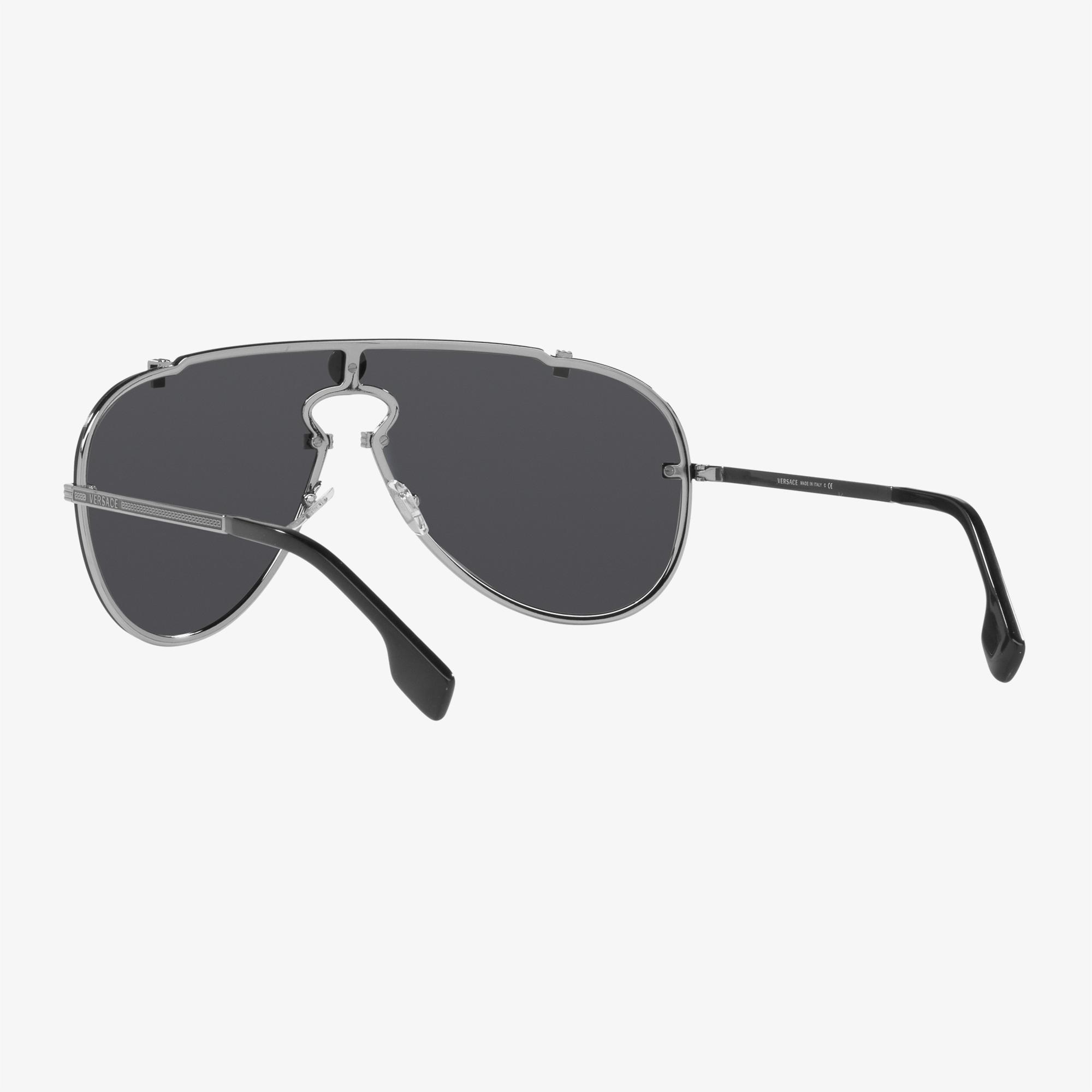 VERSACE Metal Erkek Siyah Güneş Gözlüğü