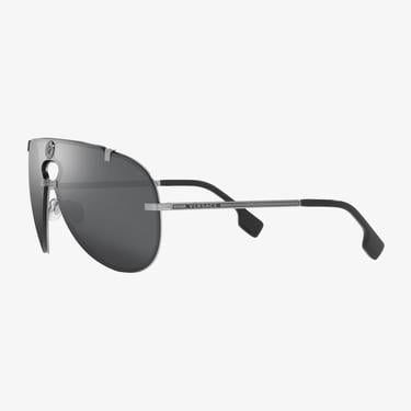  VERSACE Metal Erkek Siyah Güneş Gözlüğü
