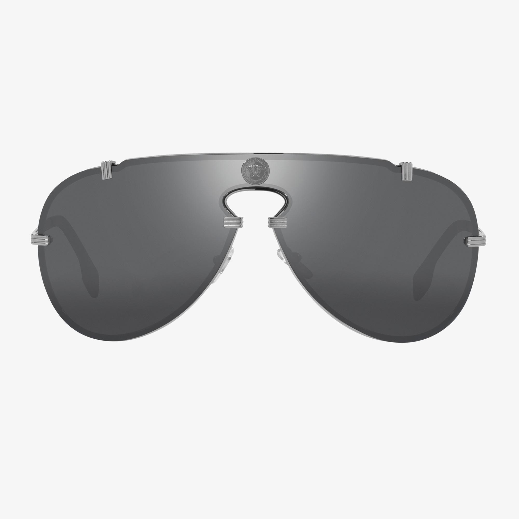 VERSACE Metal Erkek Siyah Güneş Gözlüğü