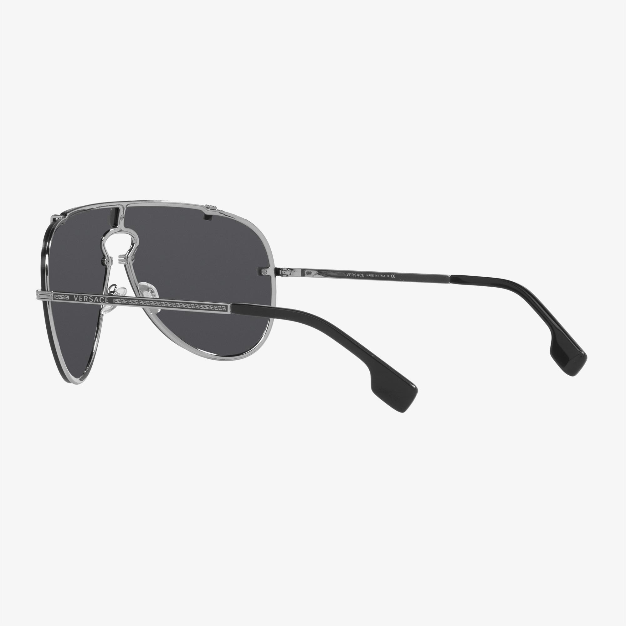 VERSACE Metal Erkek Siyah Güneş Gözlüğü