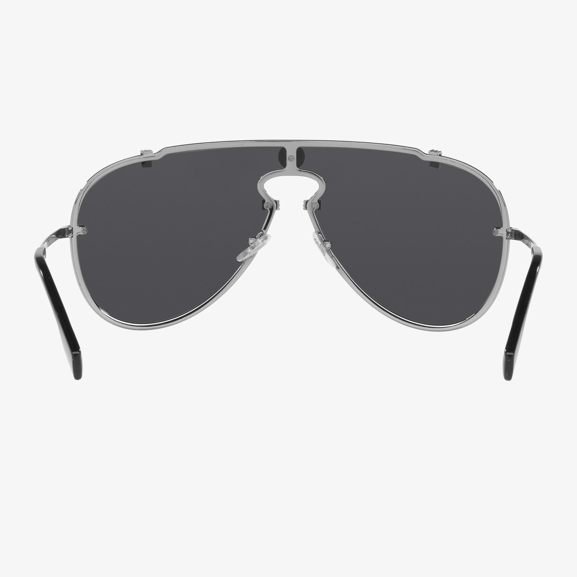 VERSACE Metal Erkek Siyah Güneş Gözlüğü