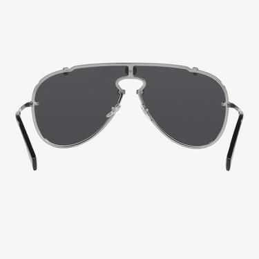  VERSACE Metal Erkek Siyah Güneş Gözlüğü