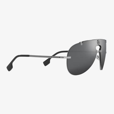  VERSACE Metal Erkek Siyah Güneş Gözlüğü