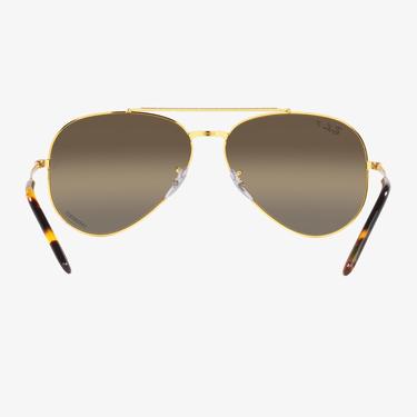  Ray-Ban New Aviator Unisex Altın Rengi Güneş Gözlüğü