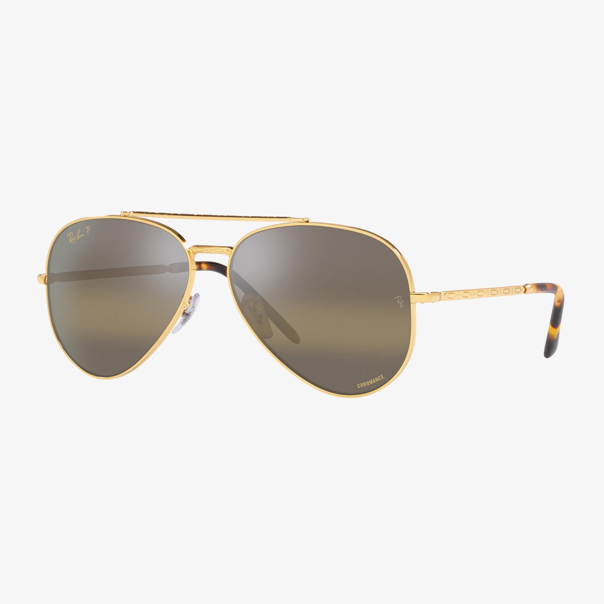 Ray-Ban New Aviator Unisex Altın Rengi Güneş Gözlüğü