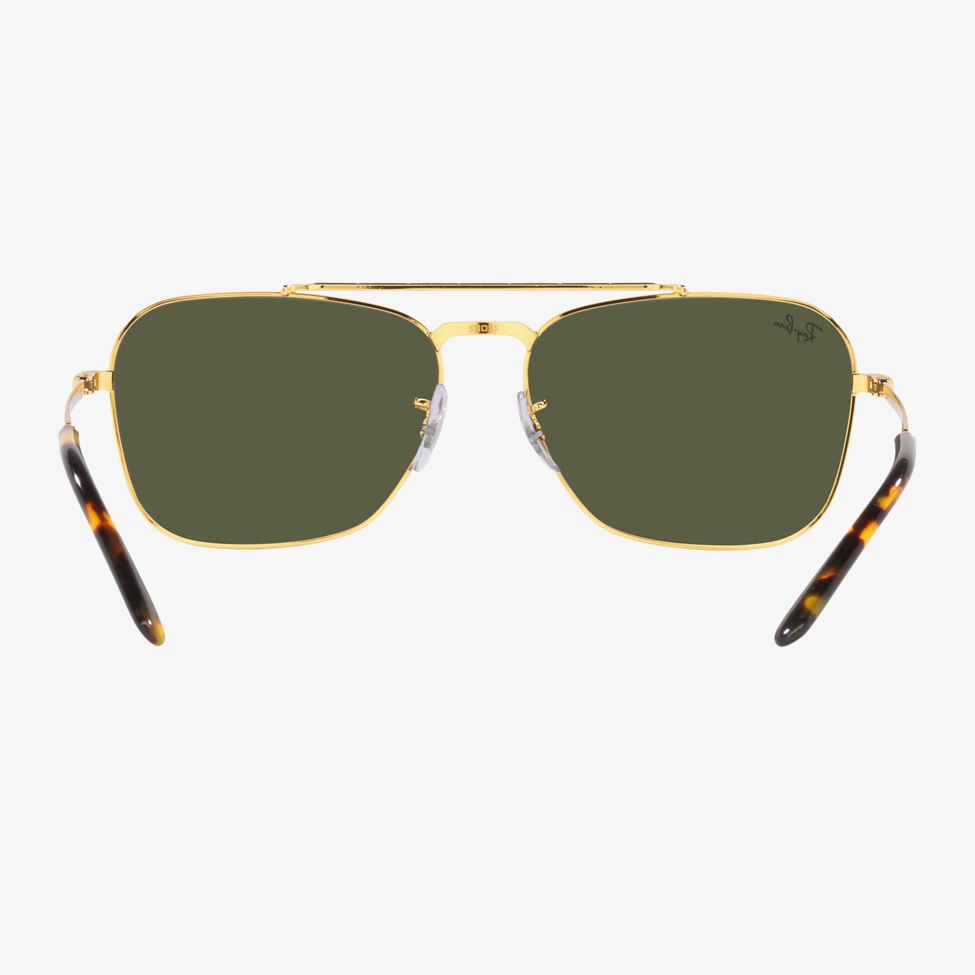Ray-Ban New Caravan Unisex Altın Rengi Güneş Gözlüğü