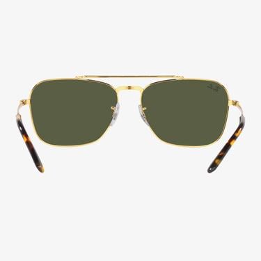  Ray-Ban New Caravan Unisex Altın Rengi Güneş Gözlüğü