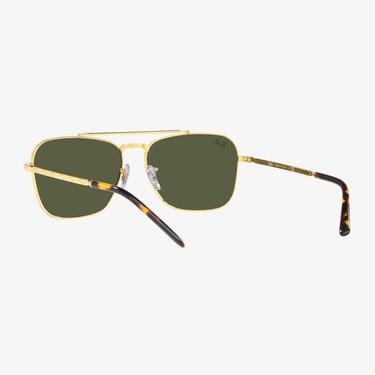  Ray-Ban New Caravan Unisex Altın Rengi Güneş Gözlüğü