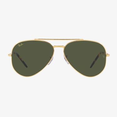  Ray-Ban New Aviator Unisex Altın Rengi Güneş Gözlüğü