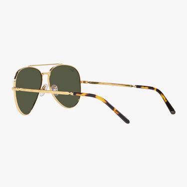  Ray-Ban New Aviator Unisex Altın Rengi Güneş Gözlüğü