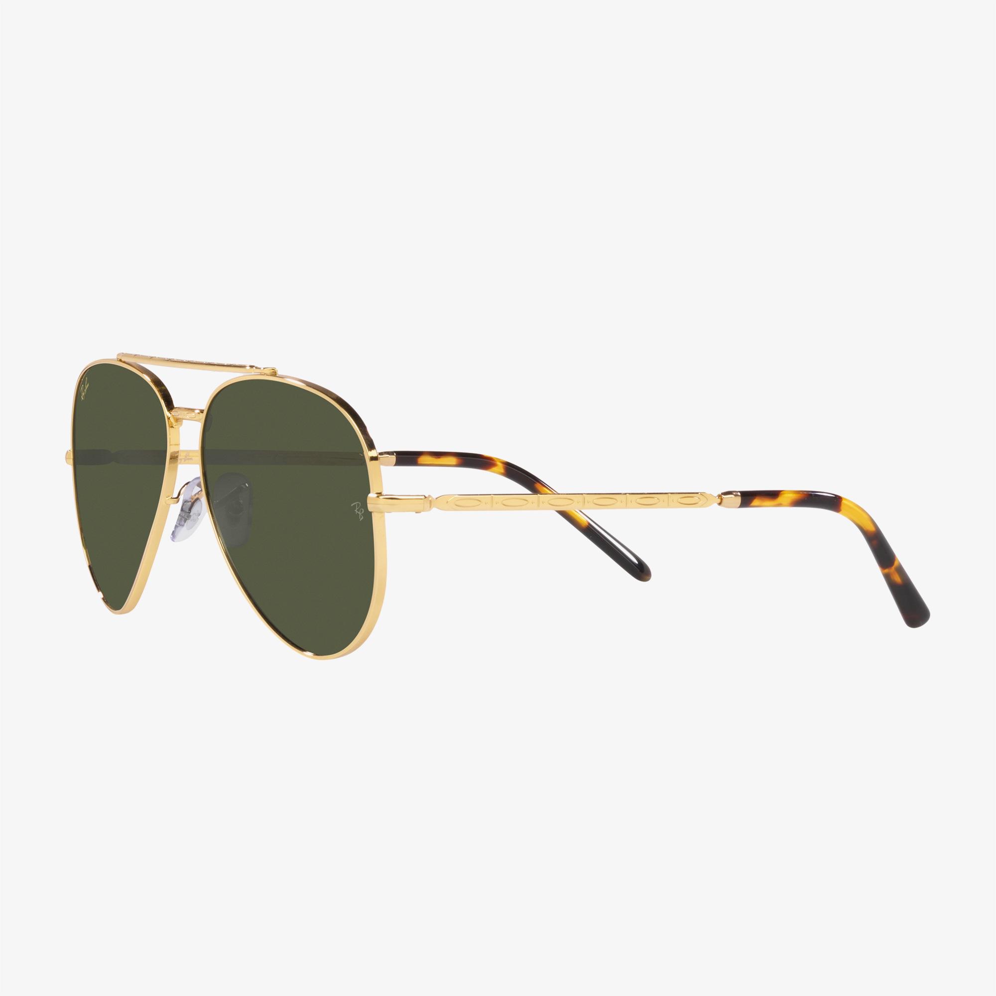 Ray-Ban New Aviator Unisex Altın Rengi Güneş Gözlüğü