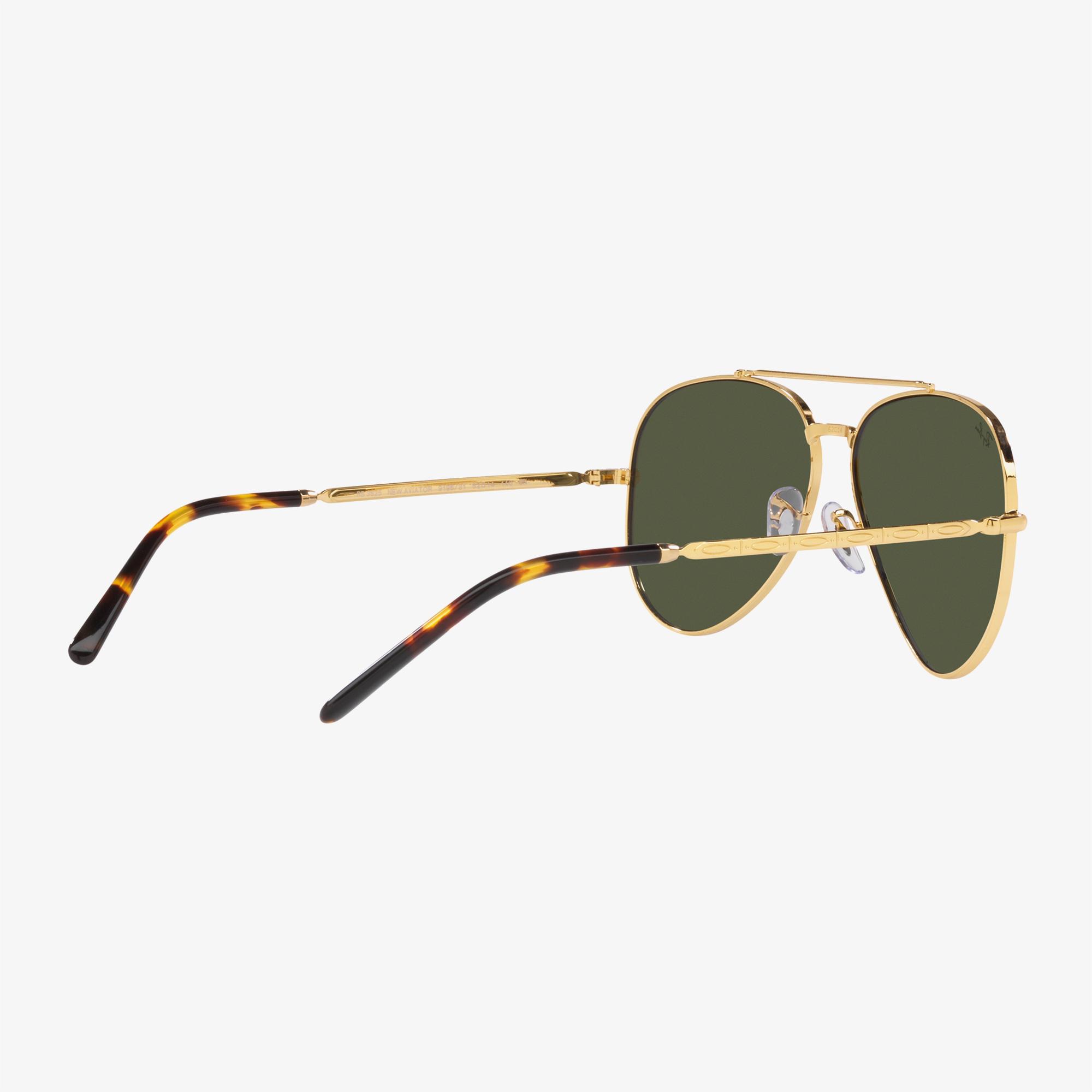 Ray-Ban New Aviator Unisex Altın Rengi Güneş Gözlüğü